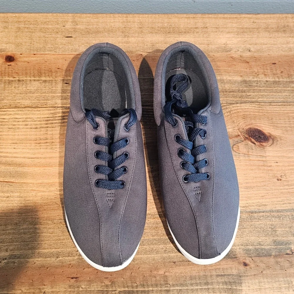 Easy Spirit Women'sAP2 Sneakers Walking Shoes Gray Textile Lace Up 9.5‎ WW